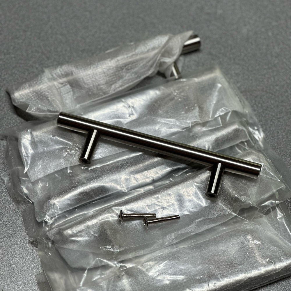 (6) piece Cauldham hardware stainless steel pull handles